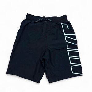 Nike Boys Logo Breaker Swim Trunks - Black - Size L